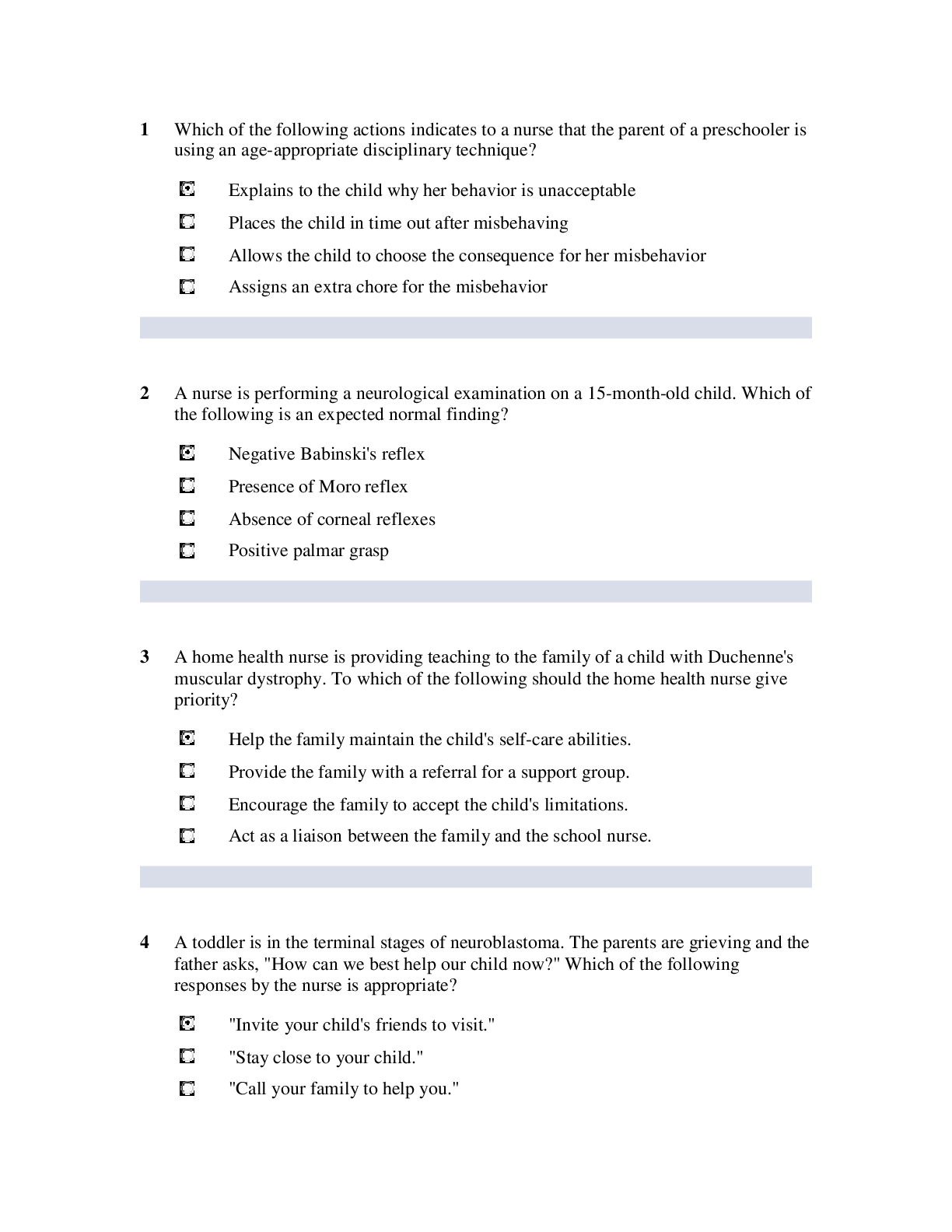 Preview image for 2010 ATI RN Nursing Care of Children Form A